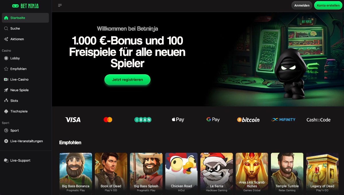 BetNinja Online Casino